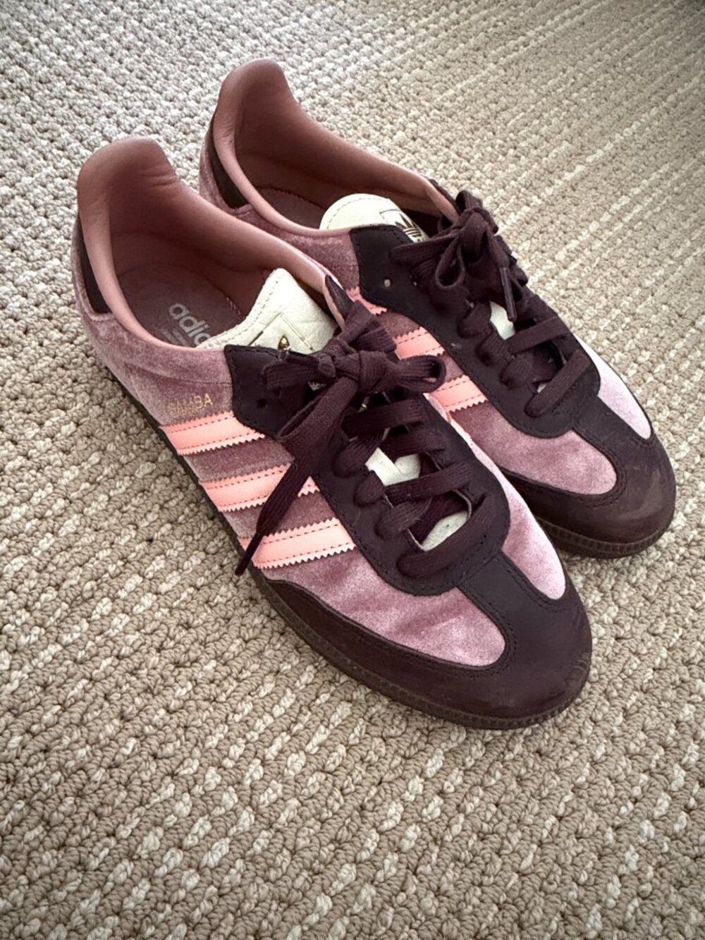 Adidas Women's Samba OG Sneaker in Warm Clay, Size 9 - Picture 2 of 5